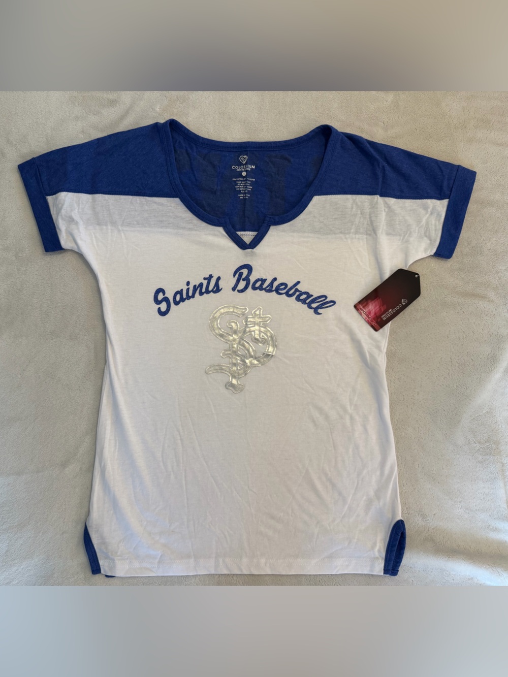 Colosseum Saint Paul Saints Raglan Baseball Tee